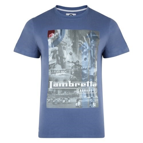 Lambretta blue picture T shirt RRP20 Now 10