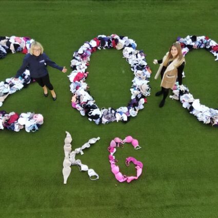 Bra-vo to Lakeside customers who’ve donated old bra’s for charity