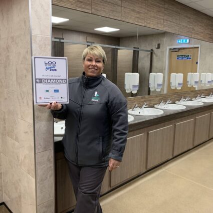 Lakeside Village’s loos sparkle with glittering award!