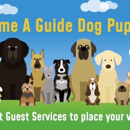 Lakeside Village customers raise cash to sponsor guide dog puppy