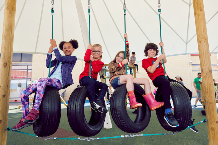 Children in the outside play area 1