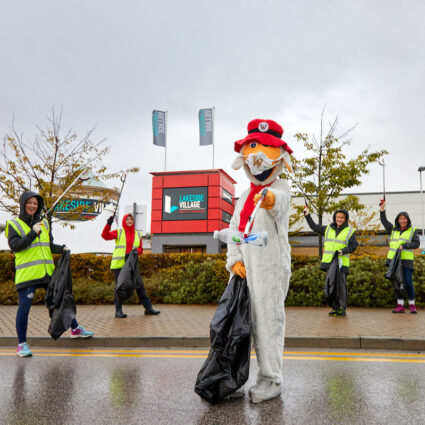 Spring clean starts with Lakeside Village litter pick