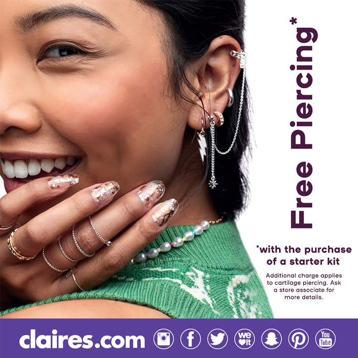 Ear Piercing Service @Claires Ear Piercing Service @Claires