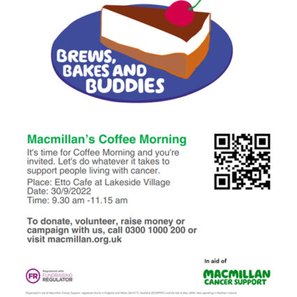 macmillan coffee morning event graphic