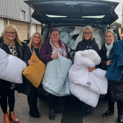 <strong>Lakeside Village teams up with St Leger Homes to help residents stay warm this winter</strong>